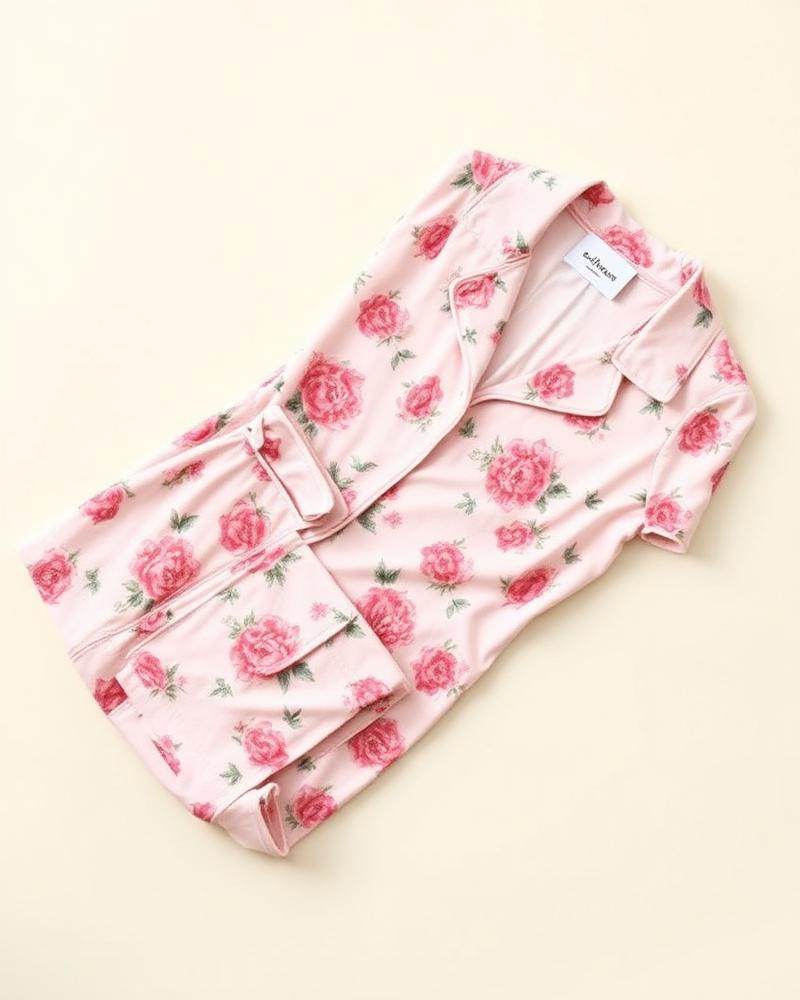 Blush Floral Night Set